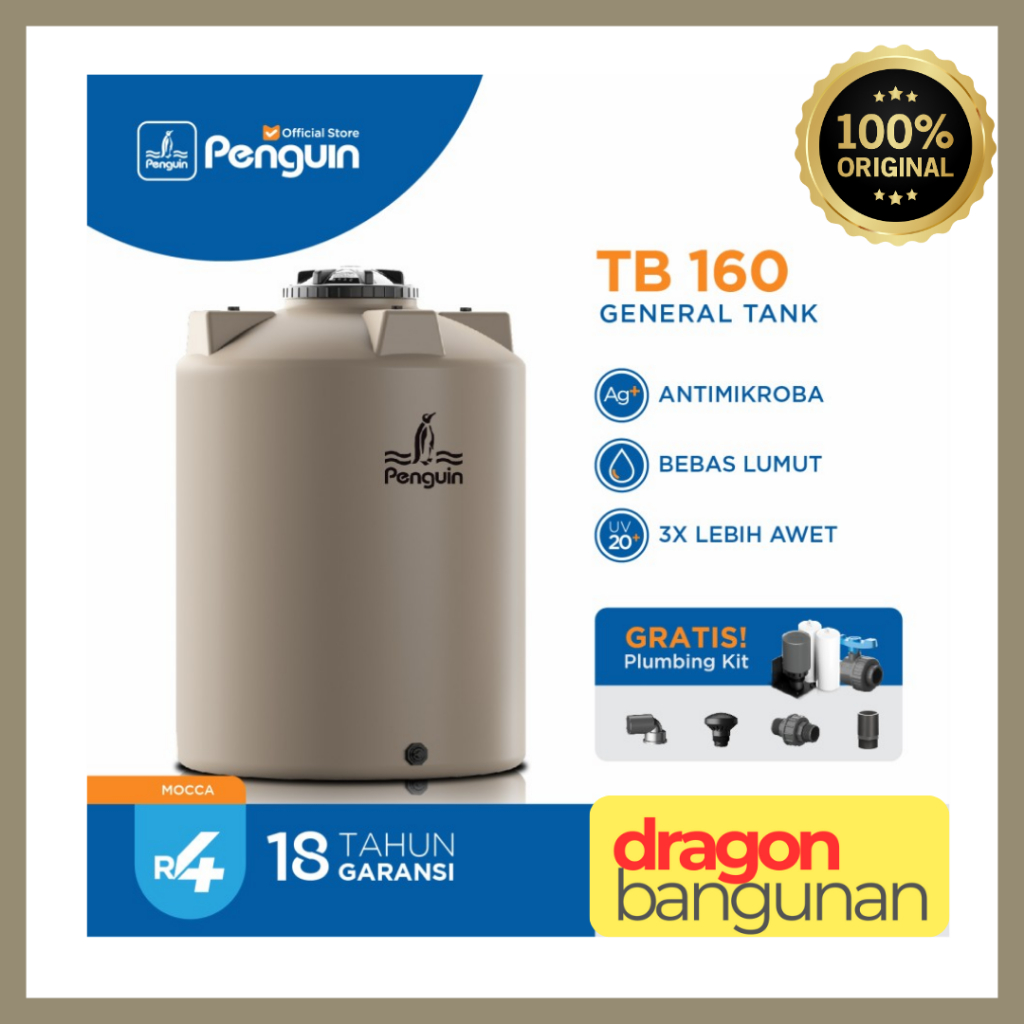 Tangki Air Penguin TB 160 Moca / Toren Air Penguin 1550 Liter / Tandon Air