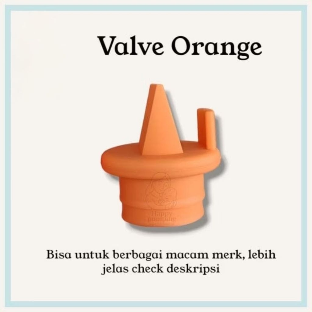 Valve Orange / Valve Sparepart Pompa ASI Manual dan Elektrik suku cadang pompa ASI / Valve diafragma