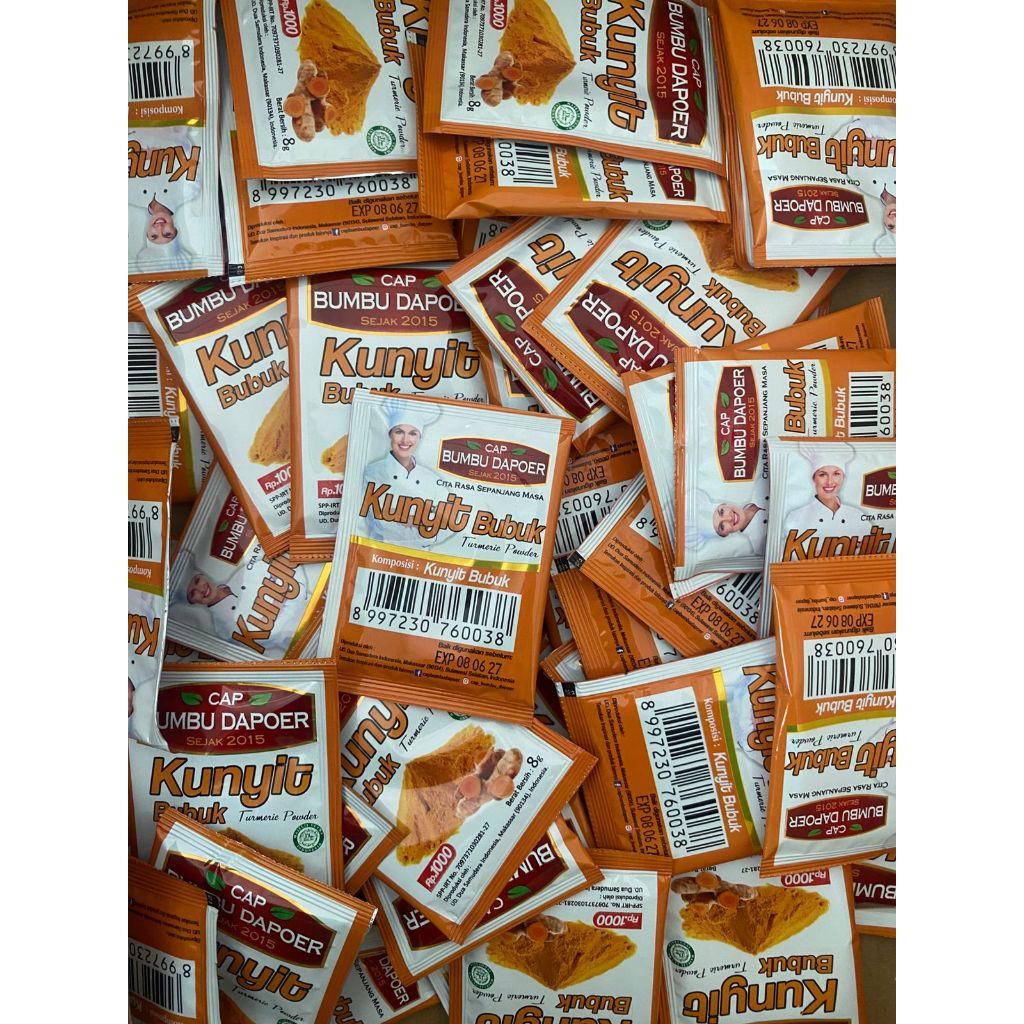 

Bumbu Dapoer Kunyit Bubuk 8 gr