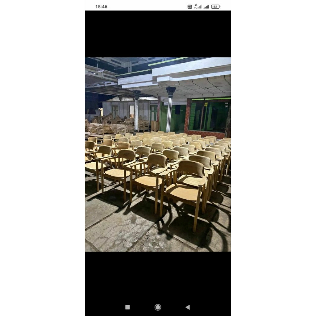 kursi herosima jati mentah