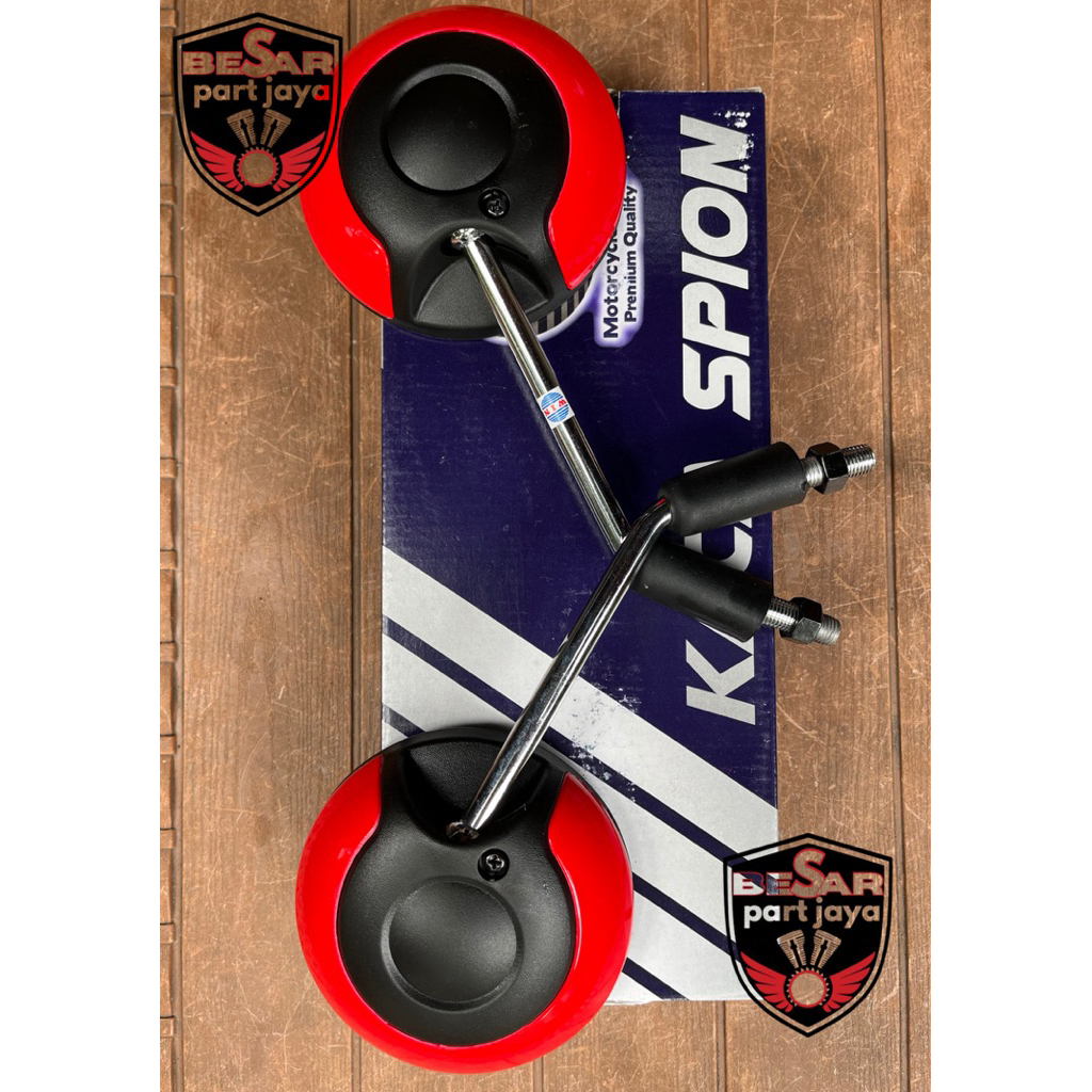 kaca spion scoopy 2018 2019 2020 gagang choreme/spion scoopy fi 2018 merah glosy/spion