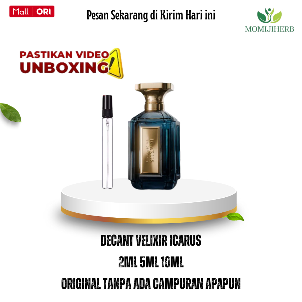 Decant Parfum Velixir Icarus EDP 100% Original 2ml 5ml 10ml