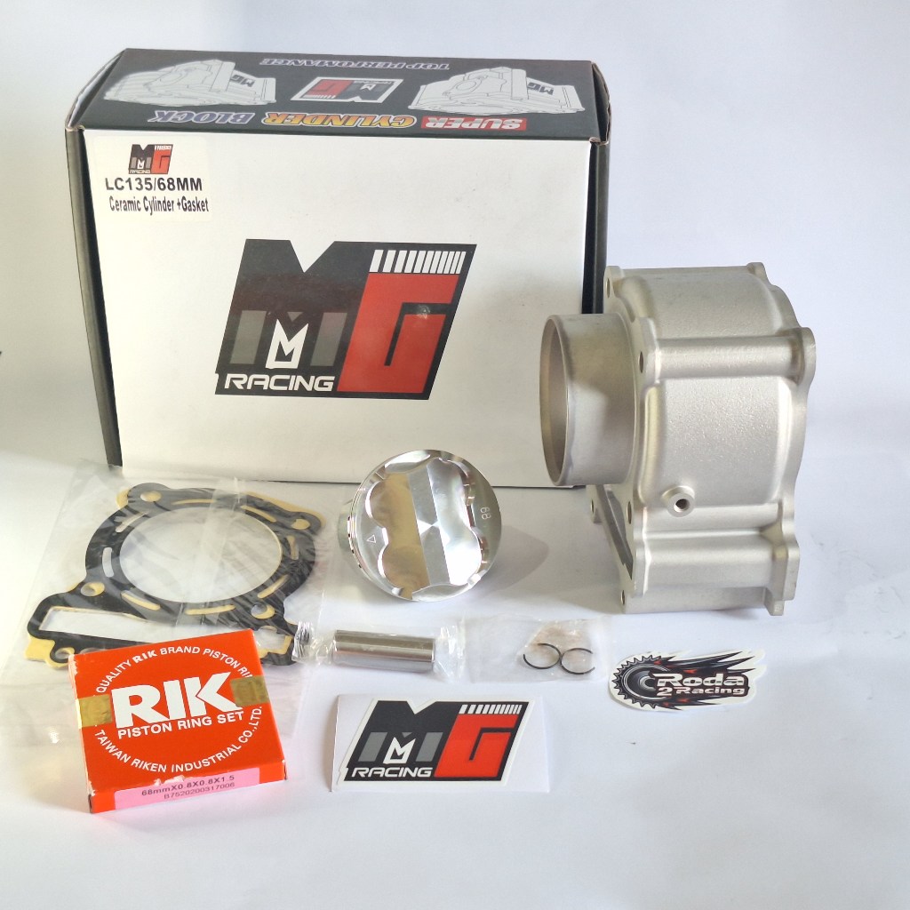 BLOK SEHER BORING PAKET BORE UP JUPITER MX KING MX OLD MX NEW VIXION OLD VIXION NEW BORE UP 68MM CER