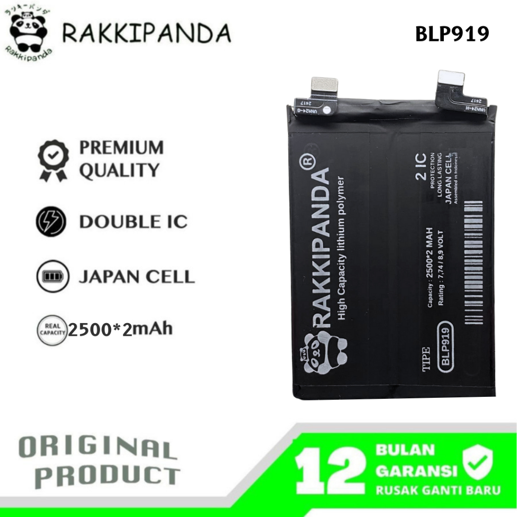 RakkiPanda - BLP919 Realme GT Neo 3 150W Batre Batrai Baterai