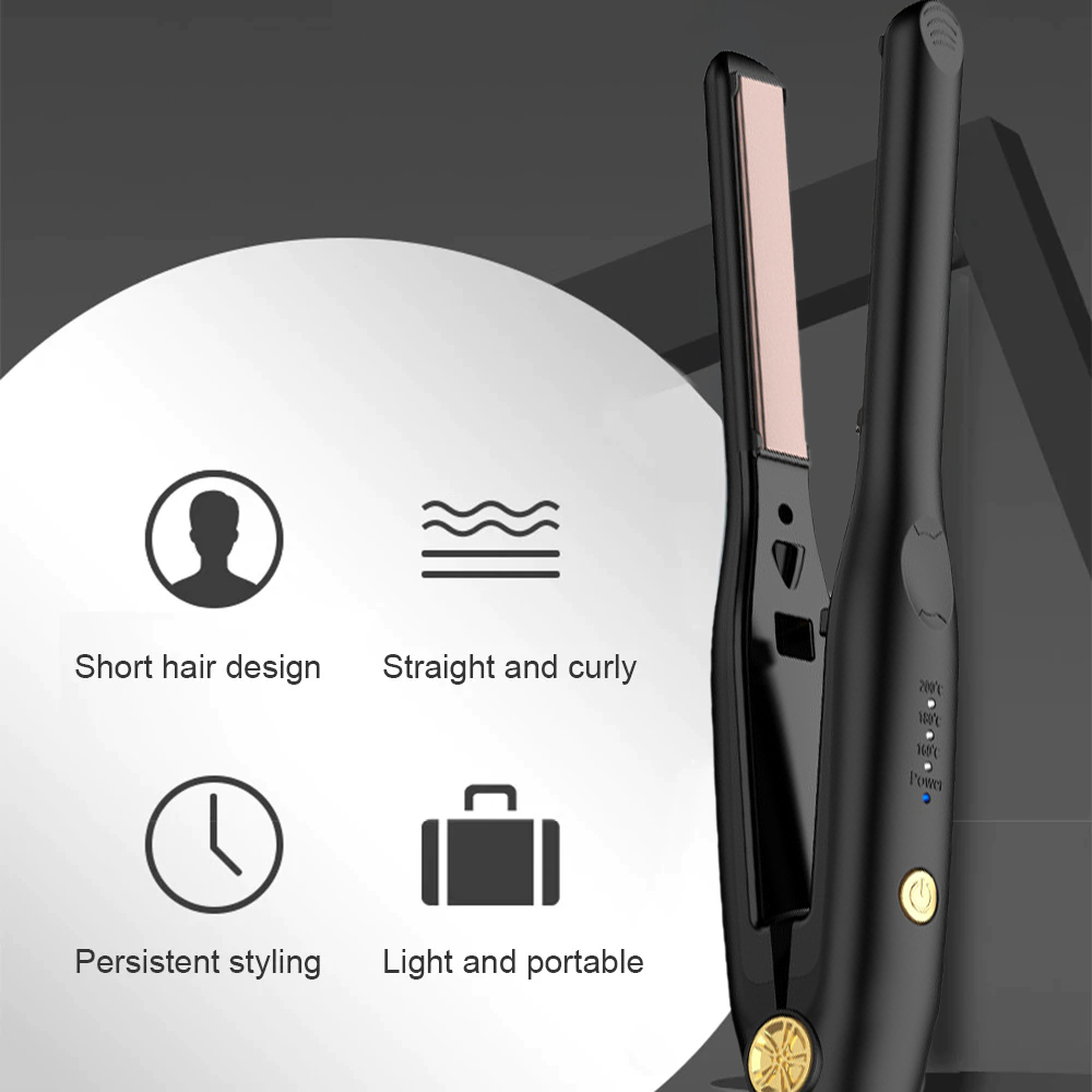 New Pria Korea catok rambut 2 in 1 pelurus rambut pengeriting rambut pelurus rambut ion mini