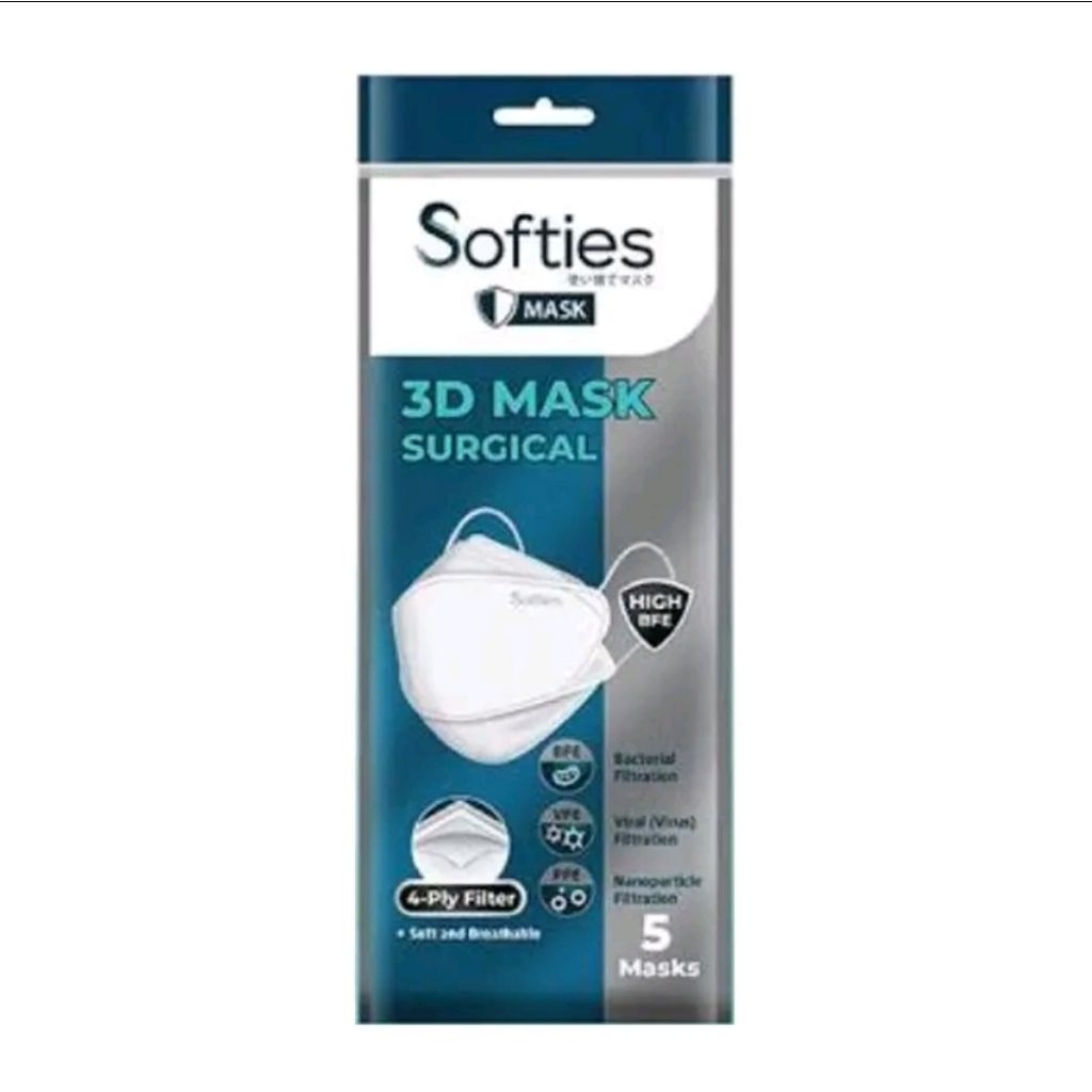 Masker Softies Japanese Edition 4 ply filter
