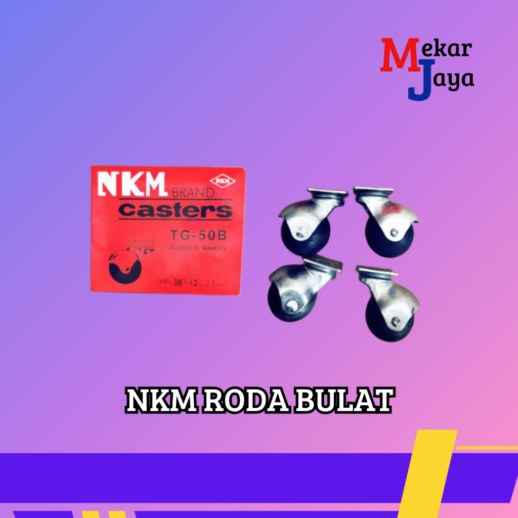 SKK RODA BULAT/ RODA KARET BULAT/ RODA ETALASE ISI 4 PCS