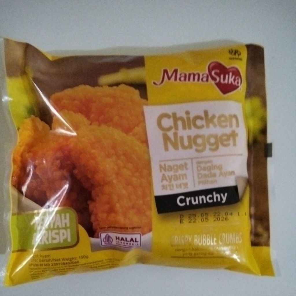 

MAMASUKA CHICKEN NUGGET CRUNCHY 150G