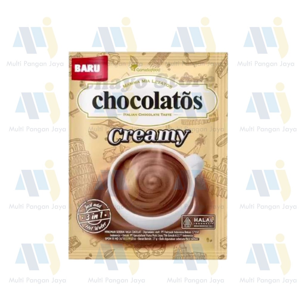 

MINUMAN SERBUK CHOCOLATOS CREAMY 26 Gram DUS