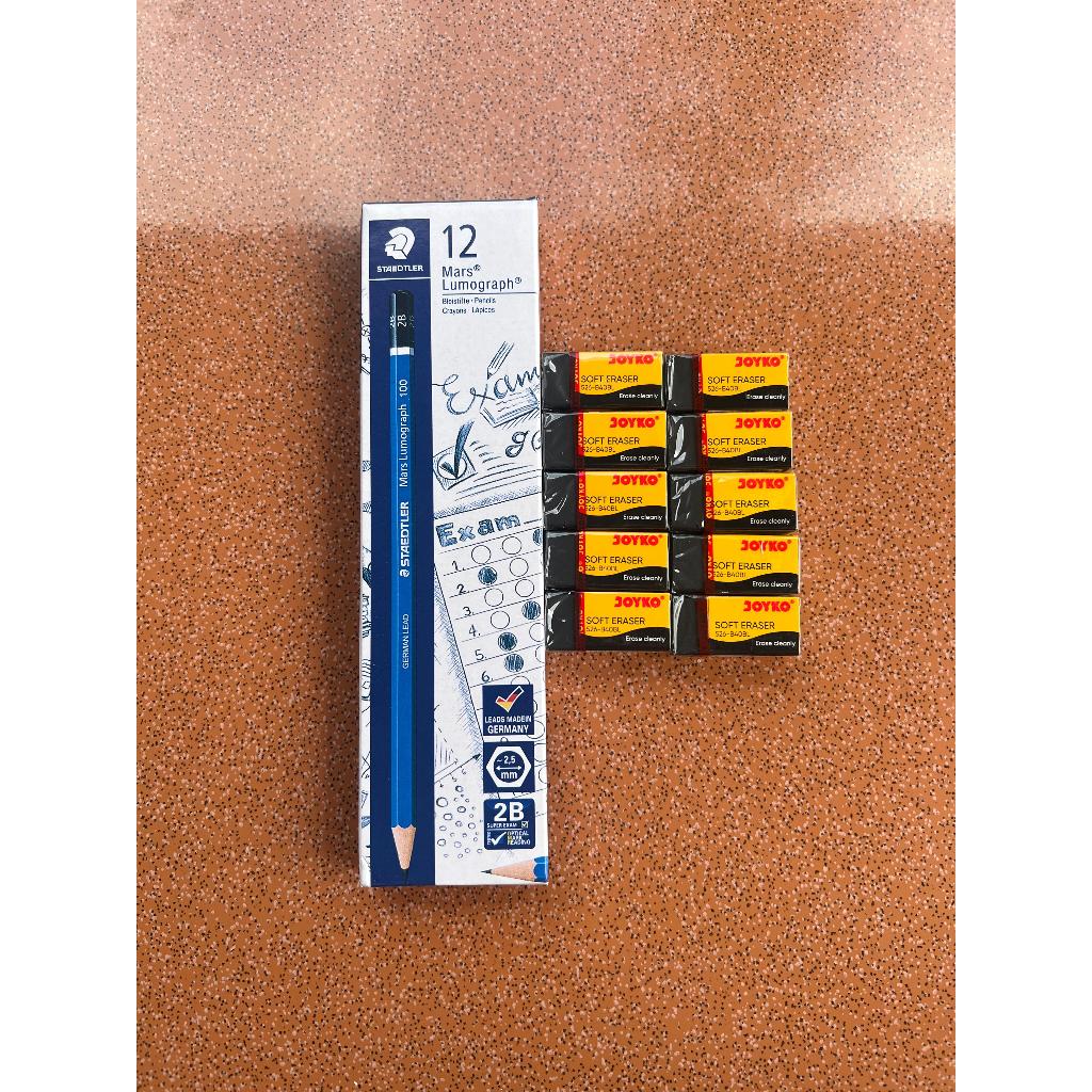 

Paket Hemat_Pensil Steadtler Perpack isi 12pcs Gratis Pengahpus joyko 10pcs