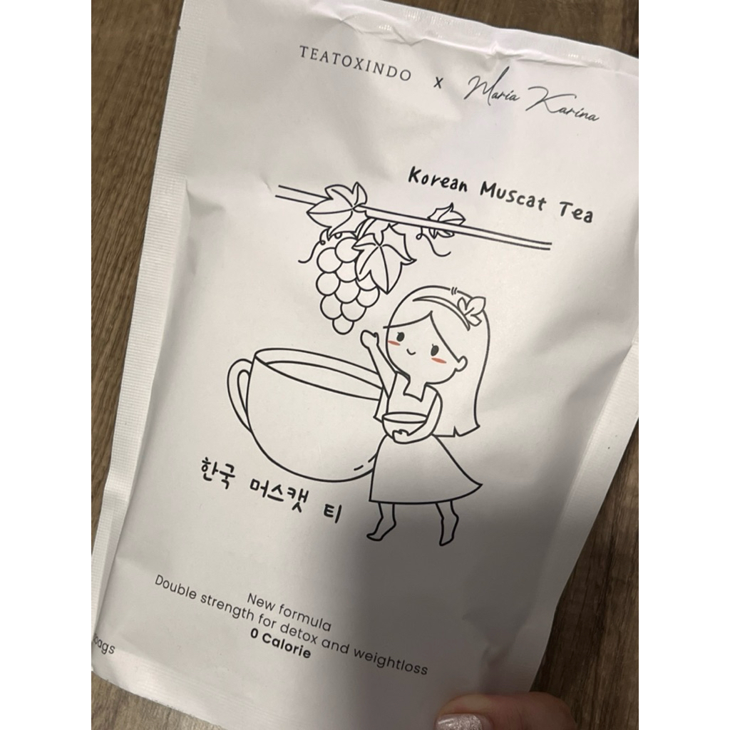 

teatoxindo x Maria Karina korean muscat detox tea for 7day