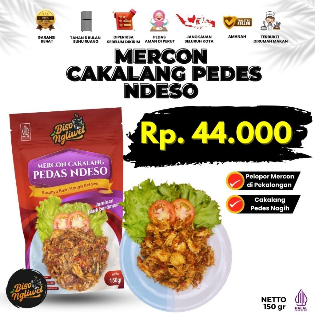 

1 Pack Mercon Cakalang Baby Cumi Ayam Suwir Iga Petir Lauk Siap Saji Sambal Pedas Makanan Instan Segar Cumi Food Seafood