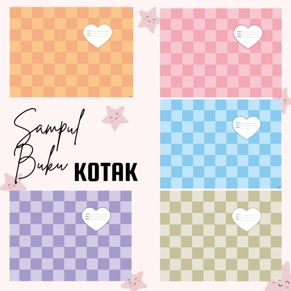 

[TERMURAH Paket isi 5lembar] PAPIER - Part 1 - SAMPUL BUKU EDISI KOTAK KOTAK | SAMPUL BUKU SIDU KIKI | BIGBOSS CAMPUS BOXY BMB