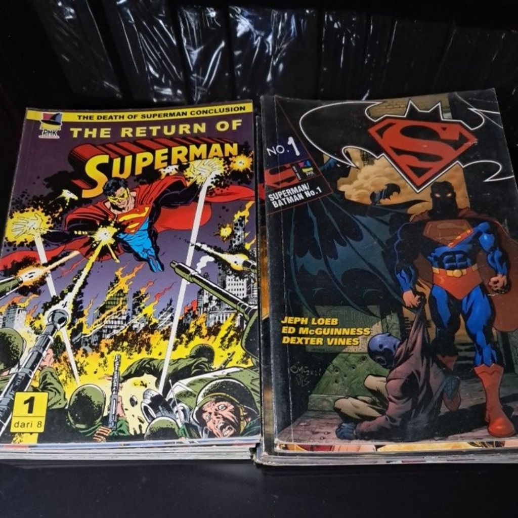 Komik PMK Superman Set DC Marvels - The Return of Superman - Superman Batman