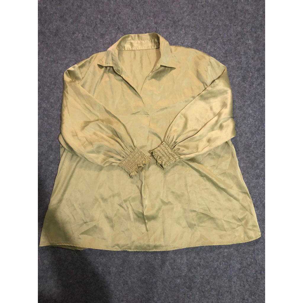preloved satin blouse