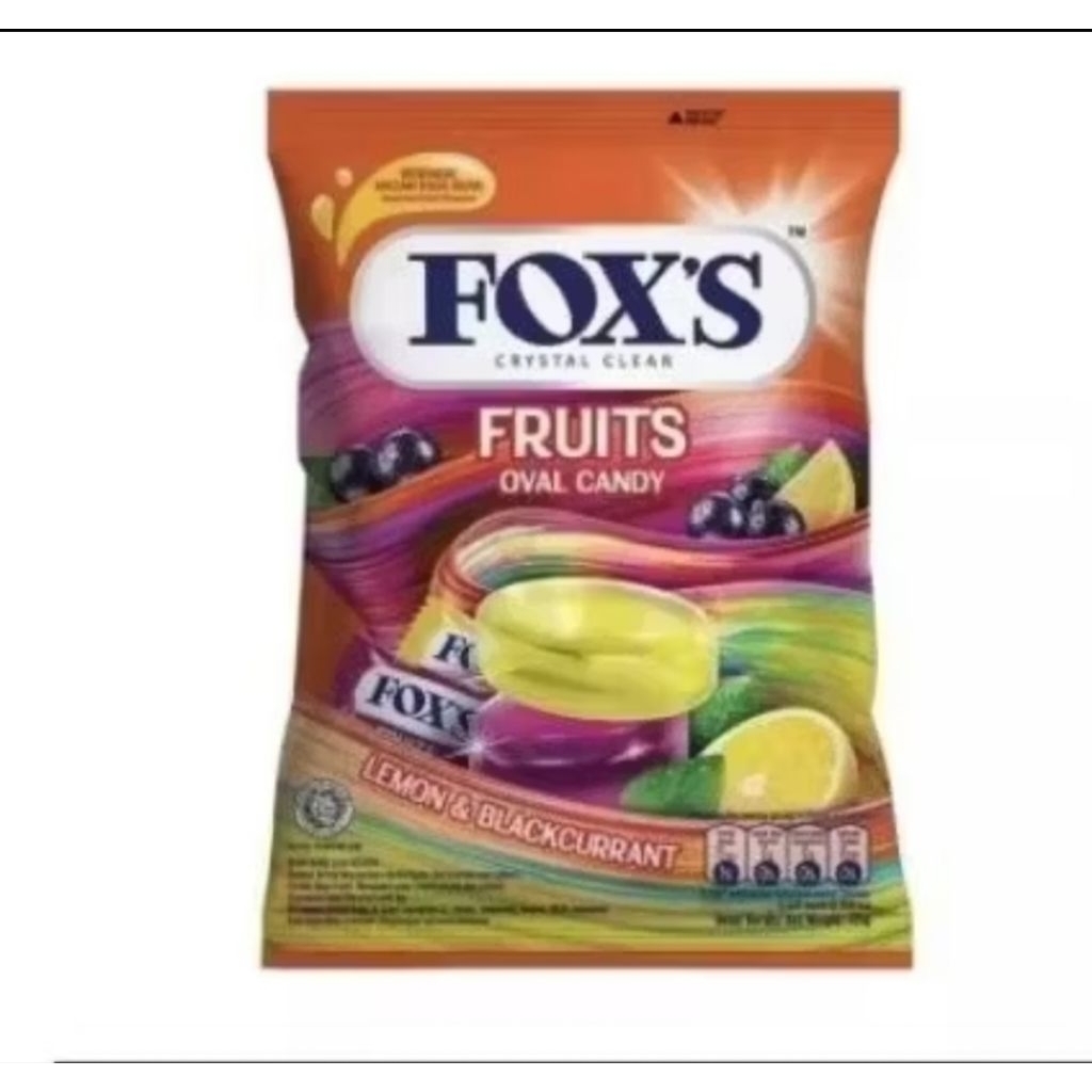 

Permen Fox's Fruits Crystal Clear