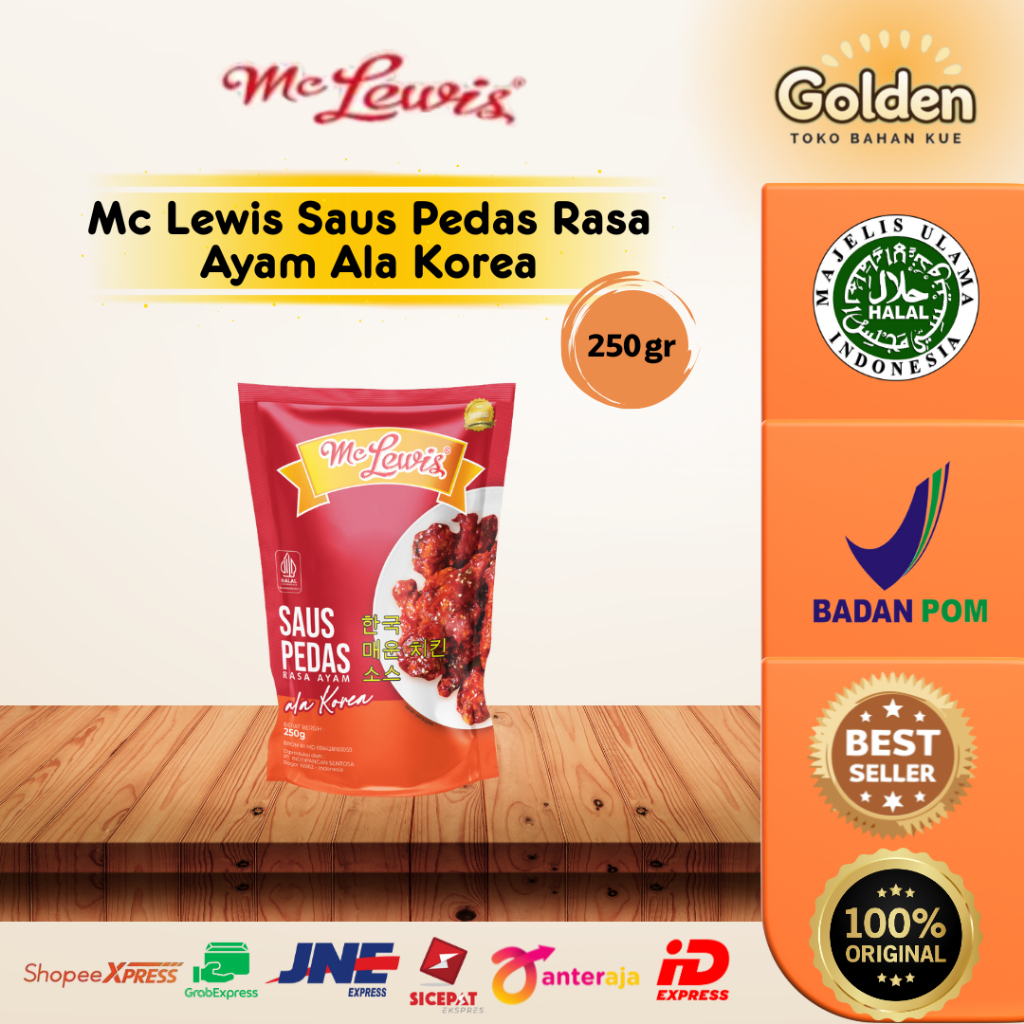 

Mc Lewis Saus Pedas Rasa Ayam Ala Korea 250gr