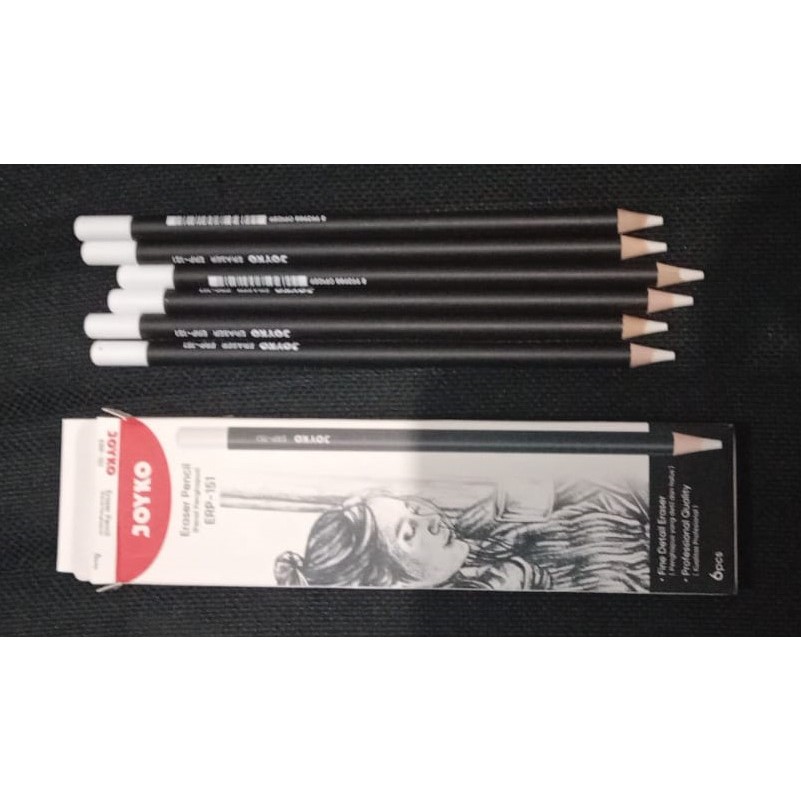 

Eraser Pencil Joyko ERP-151/ Penghapus berbentuk PENCIL isi 6