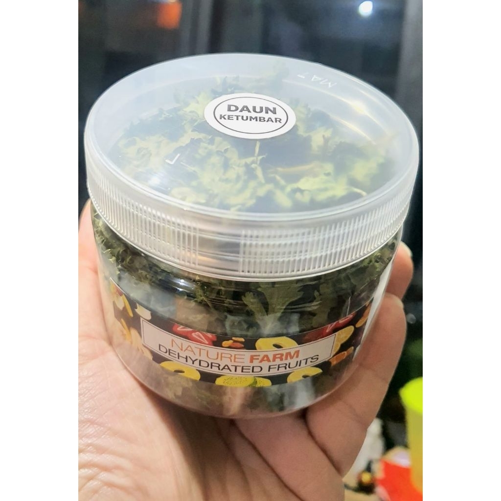 

Nature Farm Premium Daun Ketumbar iris kering - Dried Cilantro Leaf