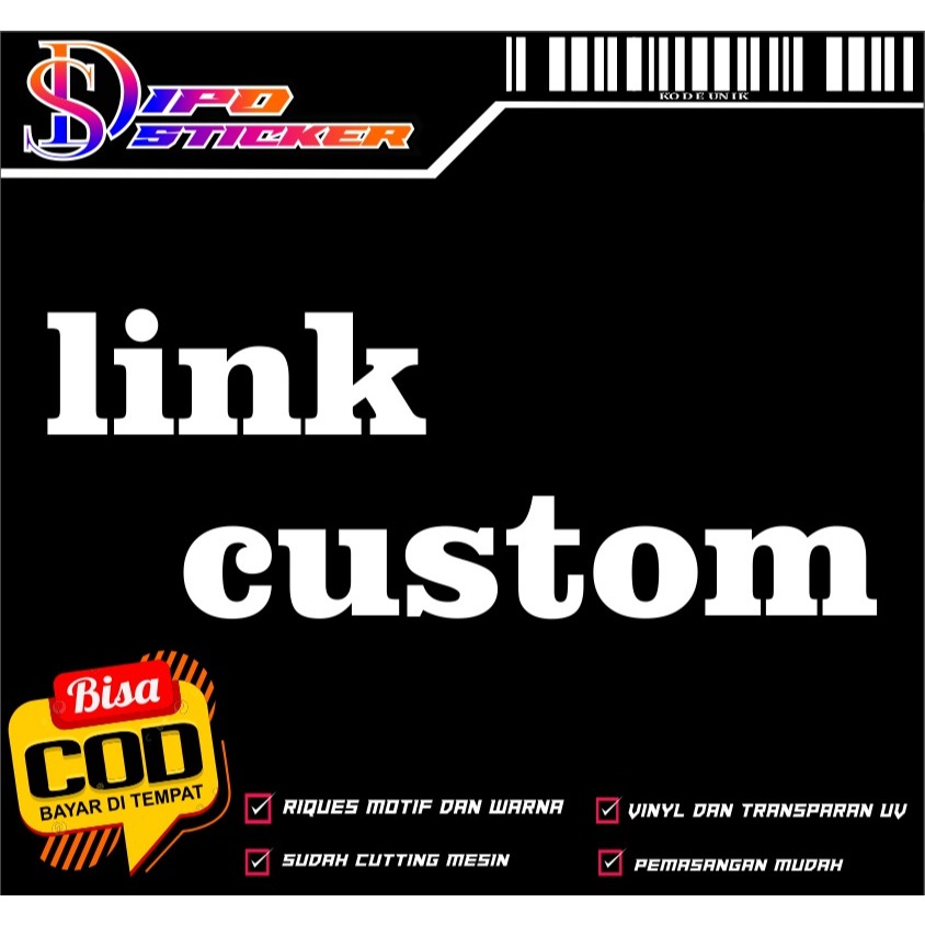 

link custom stiker (BISA CUSTOM)