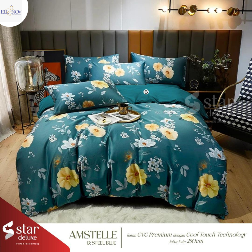 Ellenov Sprei Homemade Amstelle (Belum Termasuk Bedcover) Sprei Homemade Sprei Murah Berkualitas Sep