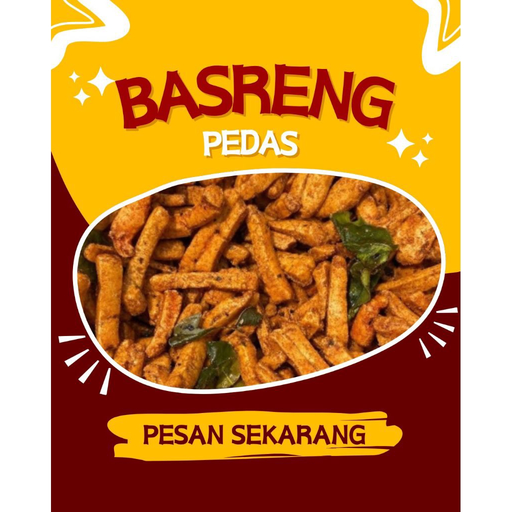

Basreng Ori/Pedas, Kripca Pedas, Usus Ori/Pedas, Dll