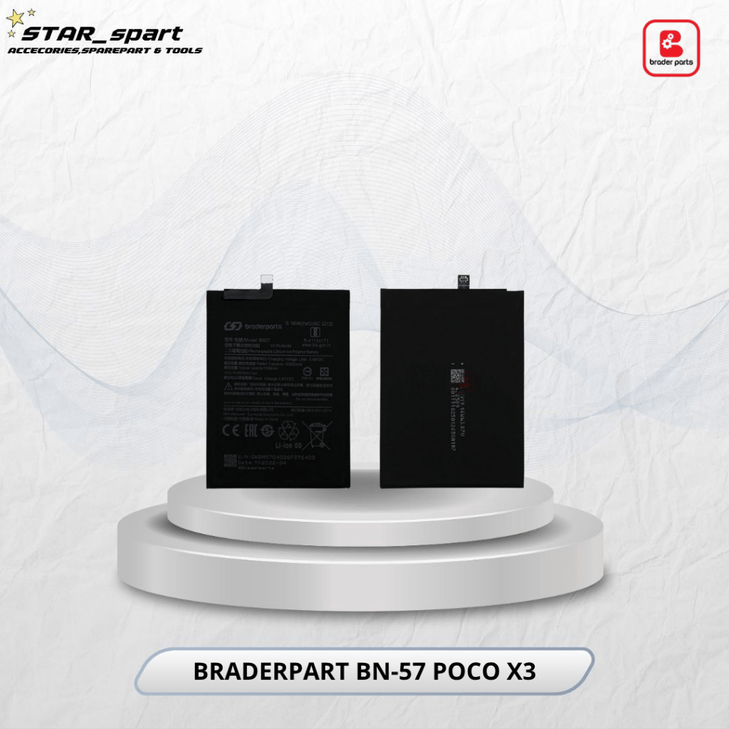 BATRAI BRADERPART BN-57 POCO X3