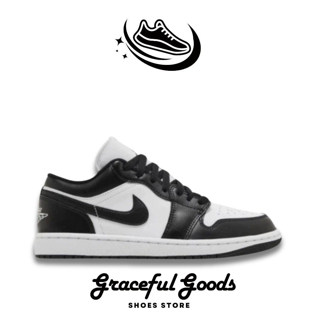 Sneakers AJ 1 Low Panda Black White - GRACEFUL