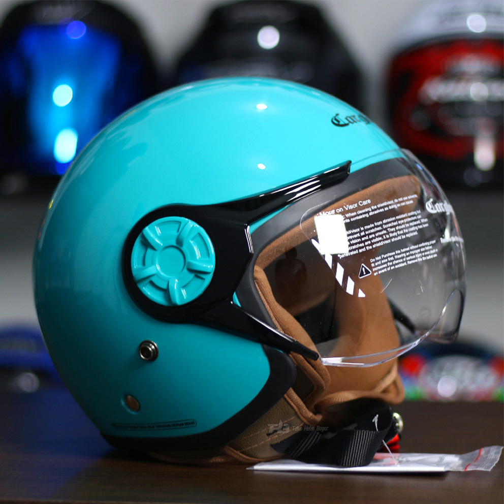 CARGLOSS HELM HIJAB YRH | CYAN | HELM RETRO HIJAB MOTIF | HELM CARGLOSS ORIGINAL