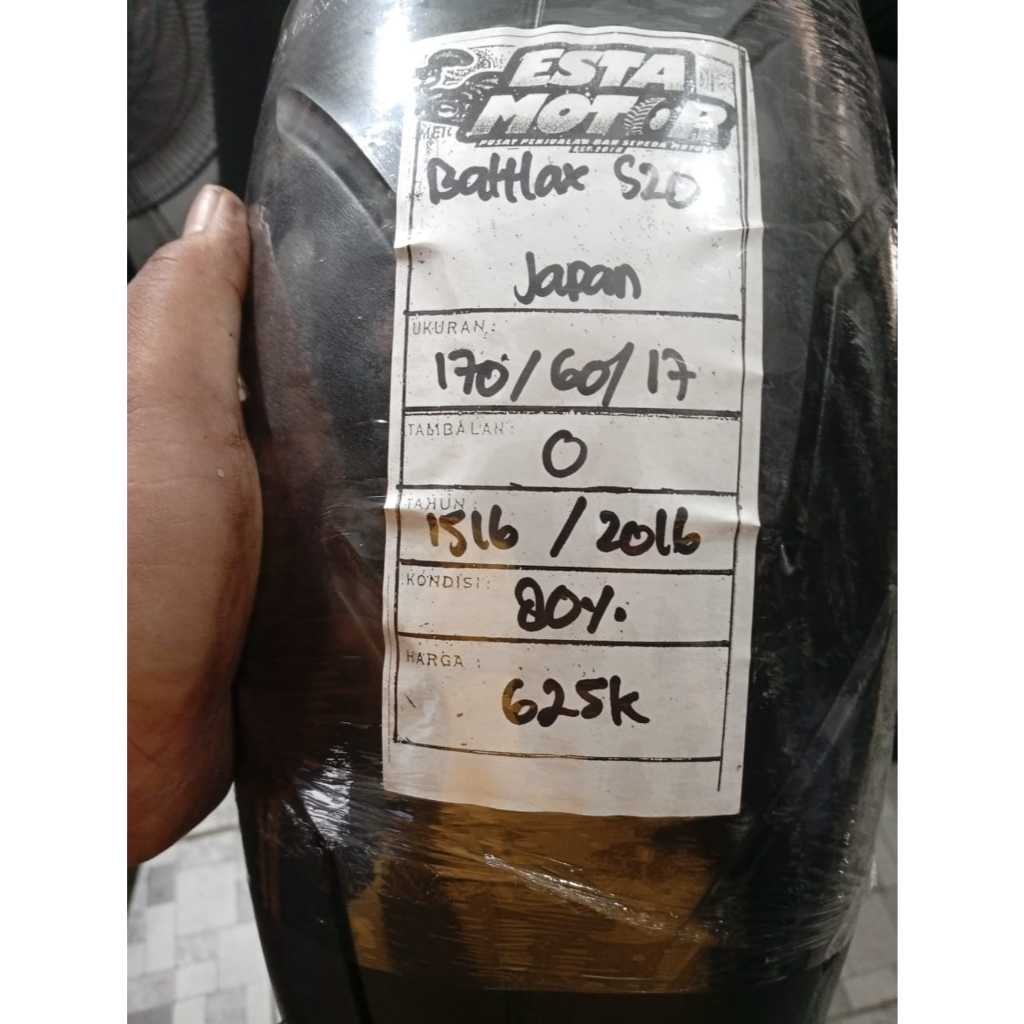 BAN COPOTAN BATTLAX S 20 RING 17 UKURAN 170 60 17 KODE1516