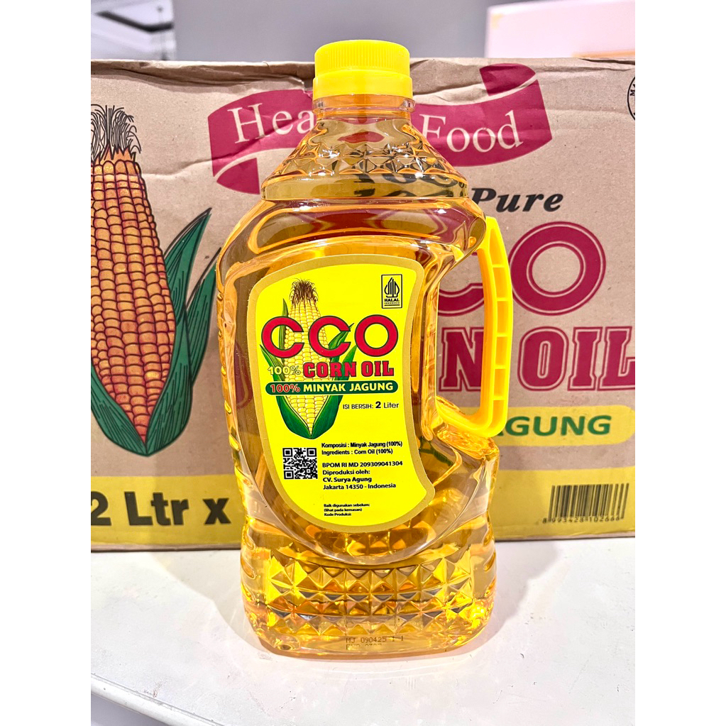 

CCO Pure Corn Oil Minyak Jagung 2 Liter Ecer dan Grosir