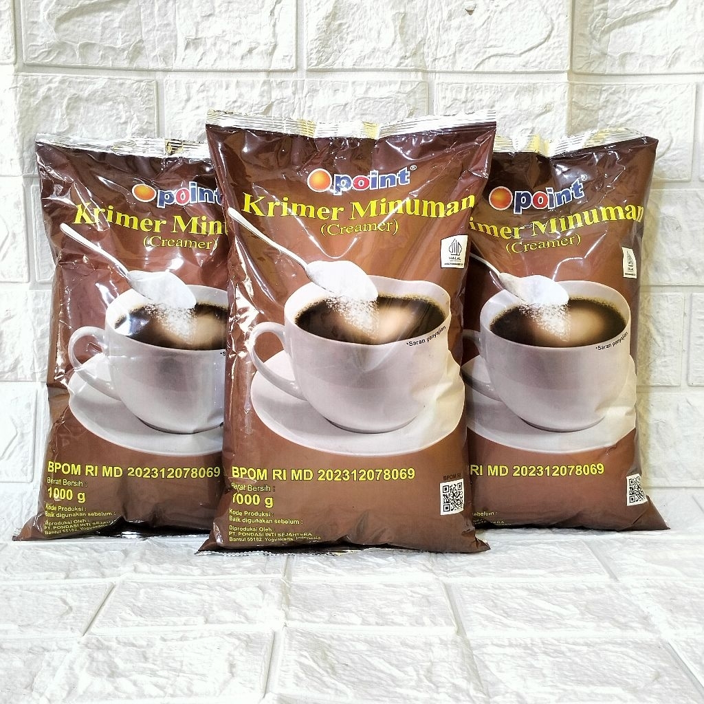 

Point Creamer Krimer Minuman 1KG Free Bubble Wrap dan Dus Tebal