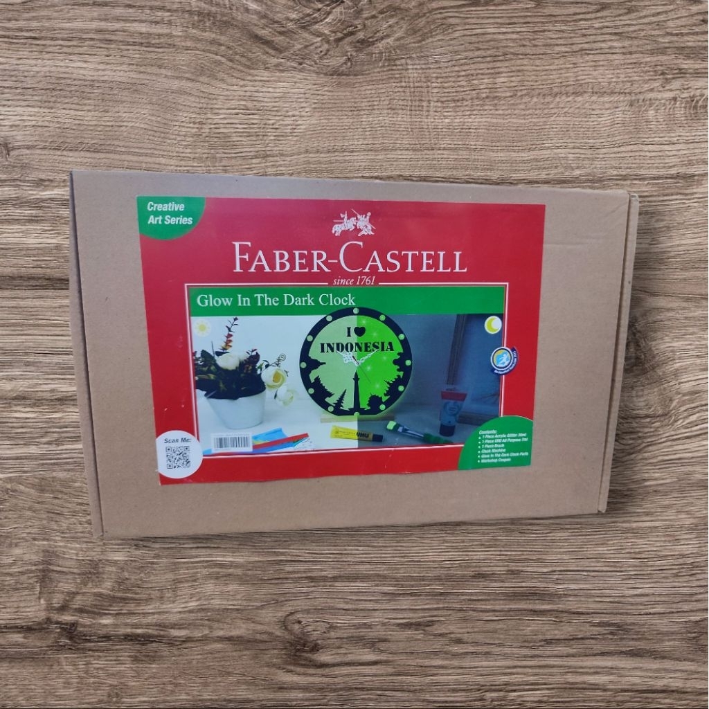 

Faber-Castell creative art series clok glow in the dark,Bahan creativitas,Karyajam,creativitasfabercastel