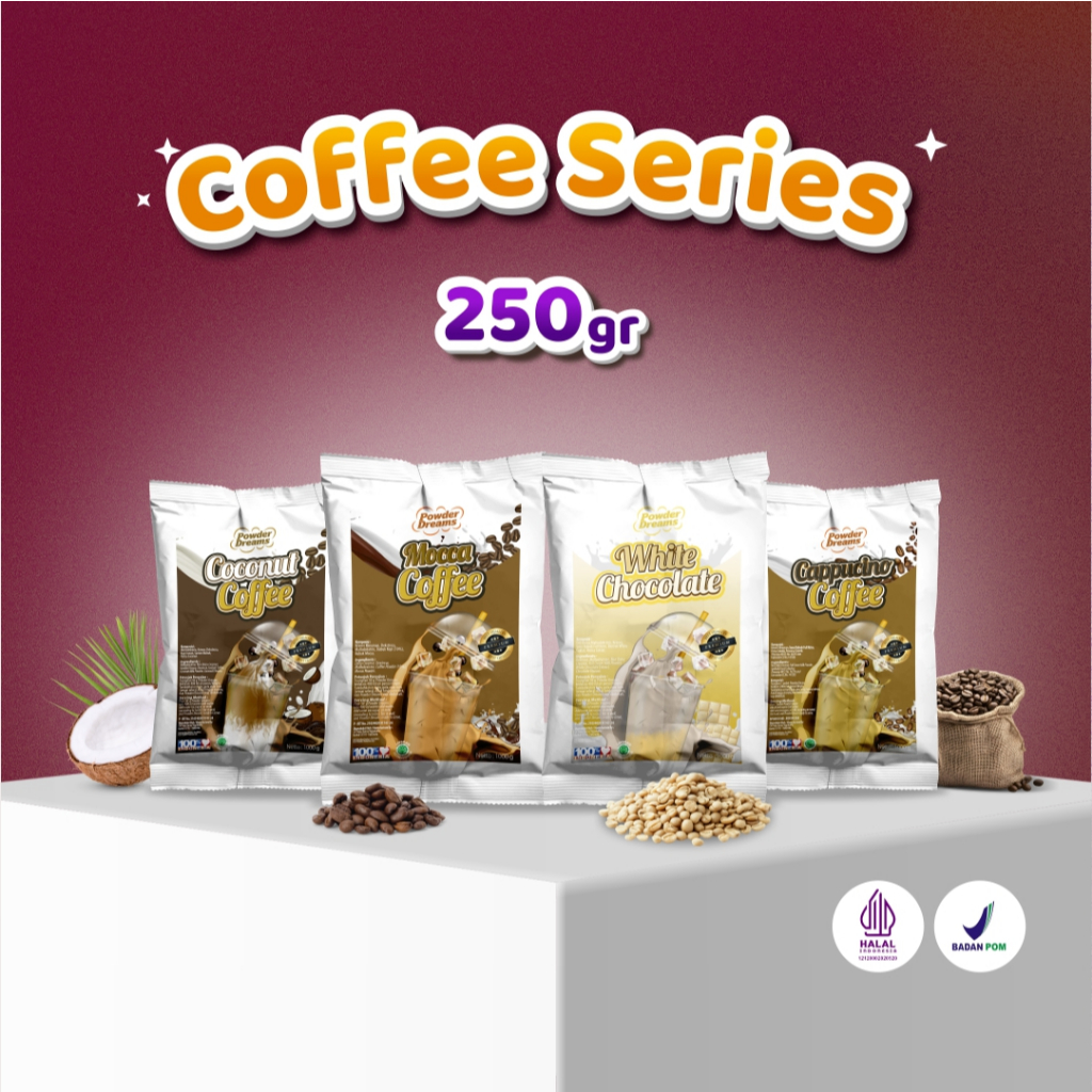 

Powder Dreams - Bubuk Minuman Series Coffee 250 Gram