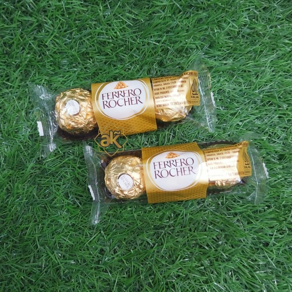 

COKLAT FERRERO ROCHER37.5 gr isi 3 pc HARGA PROMO EXP AGUSTUS 25