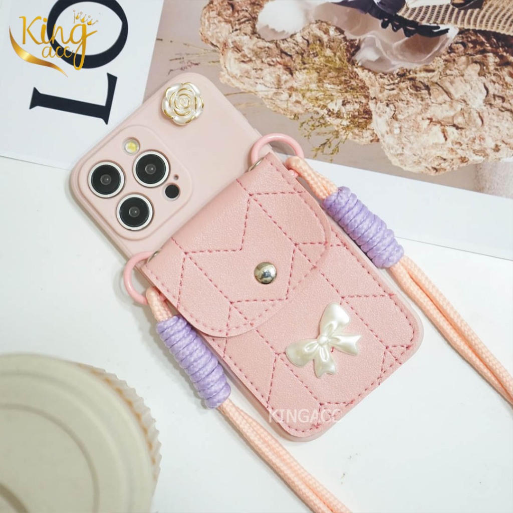 Case Dompet Lucu Untuk Hp OPPO VIVO REALME XIAOMI INFINIX IPHONE SAMSUNG - Bonibag Case