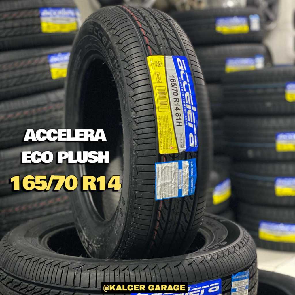 Ban Mobil Ukuran 165 70 R14 Merk Accelera Eco Plush 165/70 Ring 14 Tubles