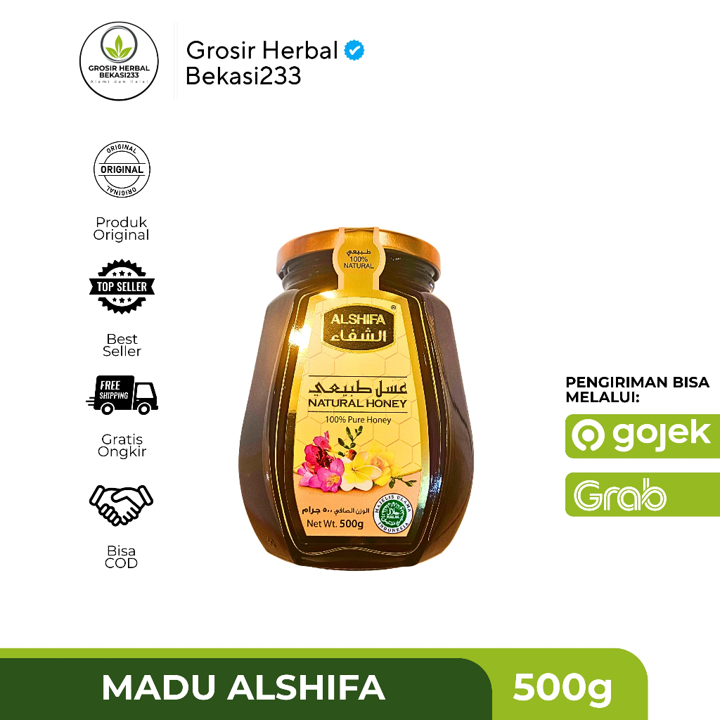 

Madu Arab Al Shifa 500 Gram | Madu AL SHIFA Natural Honey 500 gram