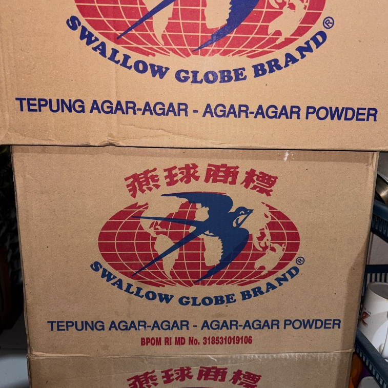 

Swallow Globe Brand Tepung Agar-Agar-Powder (1 Karton)