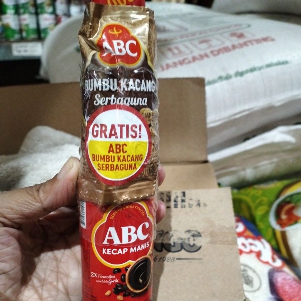 

Kecap ABC 130 gr bonus bumbu kacang serba guna/ Kecap ABC botol/kecap manis ABC botol 130 gr