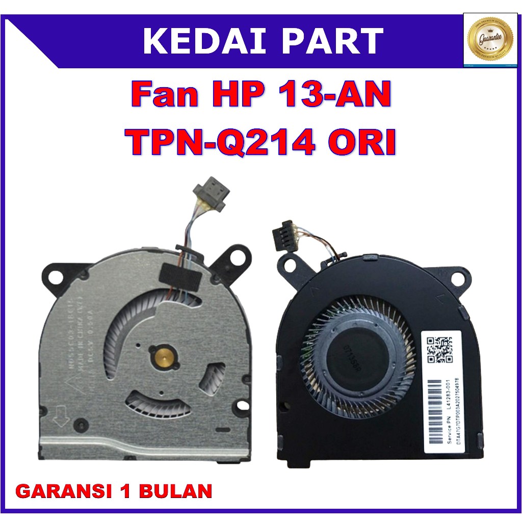 Fan HP 13-AN Pavilion 13 13-AN 13-AN0020CA 13-AN0010NR 13-AN0046tu ORI