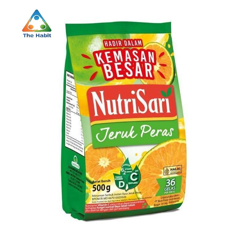 

(The Habit) NutriSari Jeruk Peras Refill 500 gr