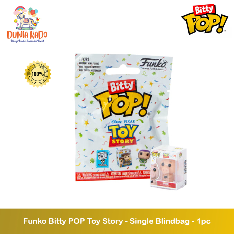 Funko Bitty Pop Pixar - Toy Story Mini Figure Poly Blind Bag - 1 Pc - Random