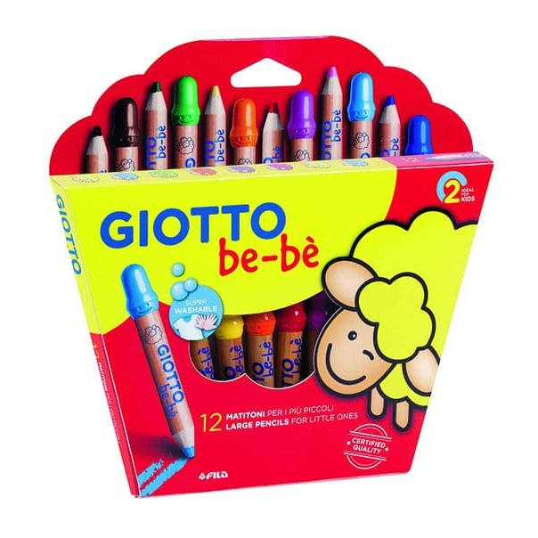 

Giotto Bebe Large Color Pencils Set of 12