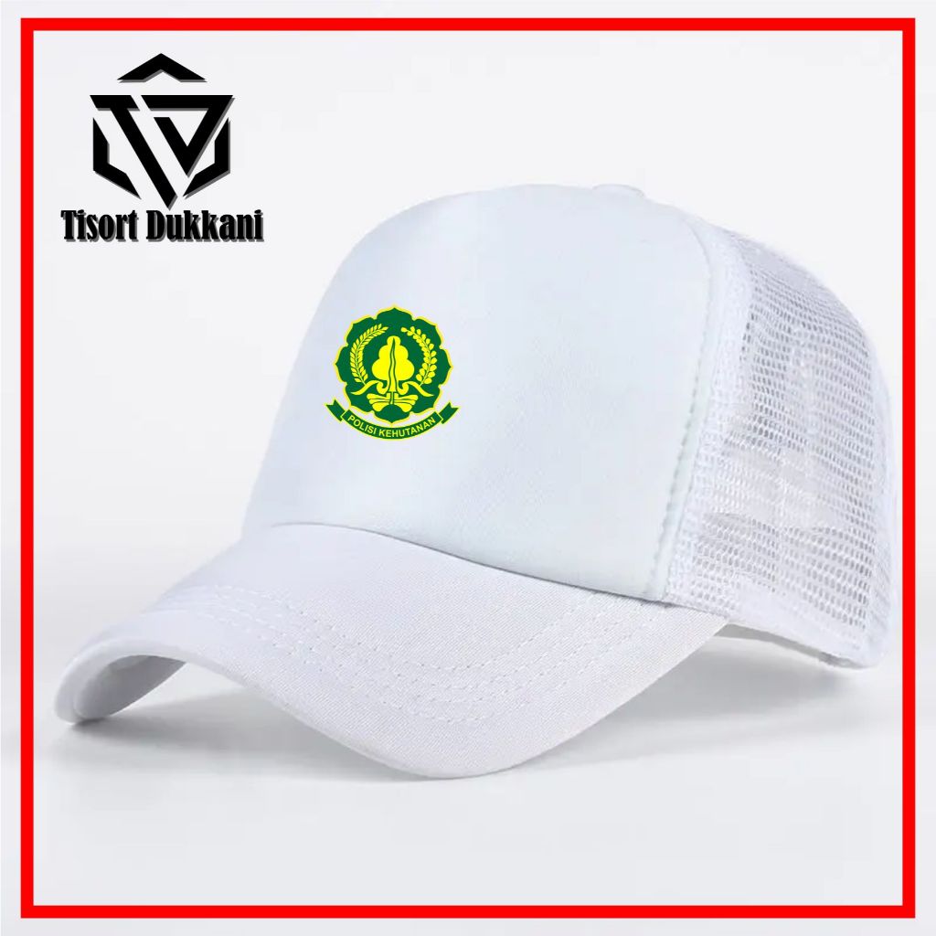 TOPI JARING POLHUT / TOPI TRUCKER POLISI KEHUTANAN PREMIUM BISA BAYAR DITEMPAT (COD)