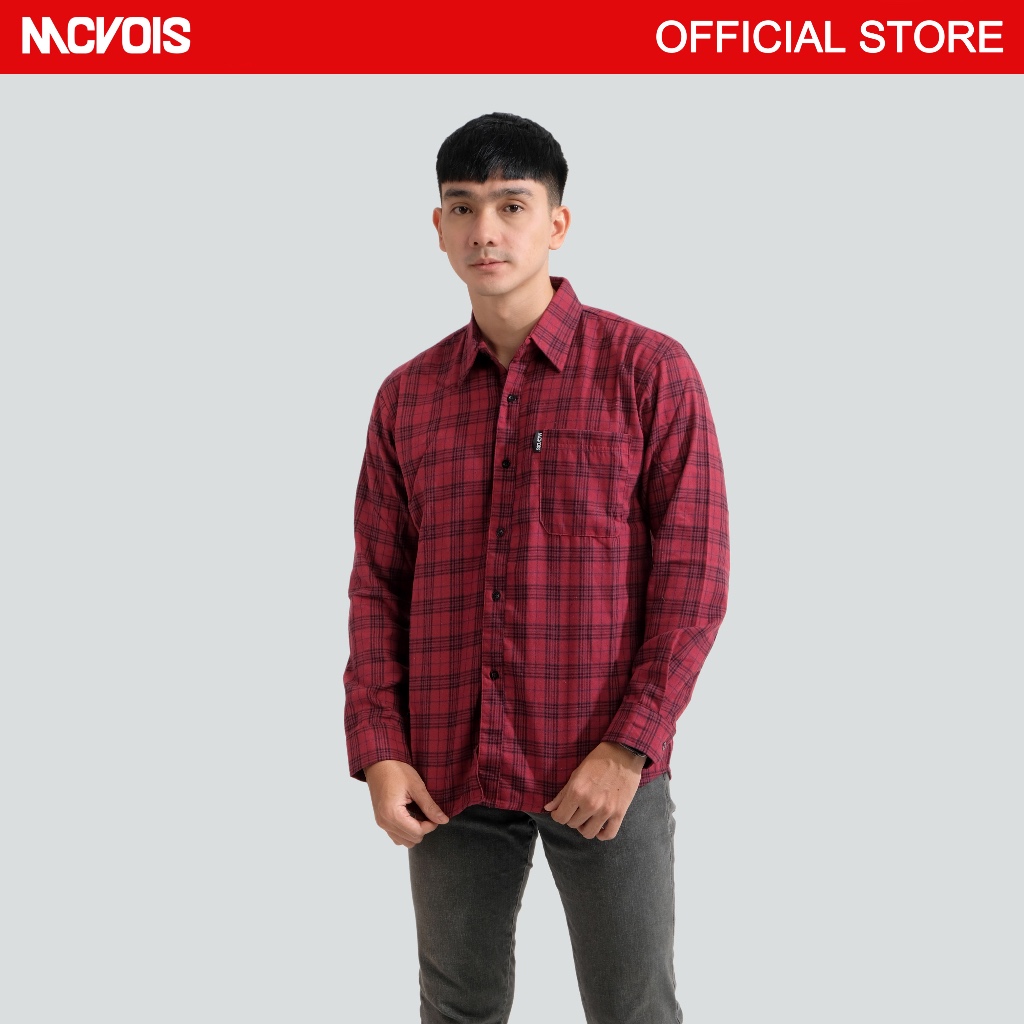 Mcvois Kemeja Flanel Line