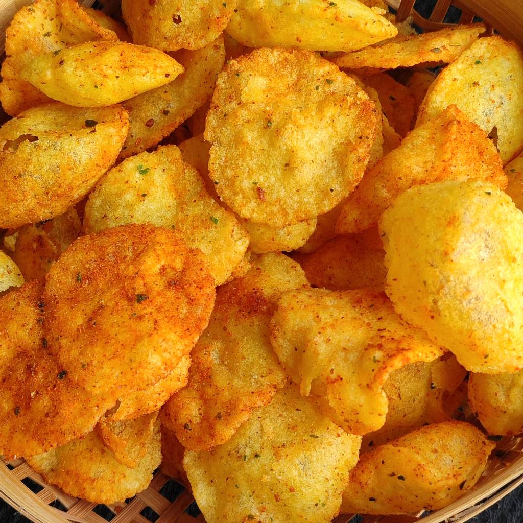 

Kecimpring Singkong Bawang / Comring Combro garing Singkong Asli renyah Tidak keras 250gram