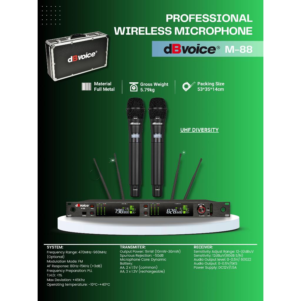 M-88 MIC DINAMIK WIRELESS DBVOICE ORIGINAL / MIC DINAMIK WIRELESS (DYNAMIC)