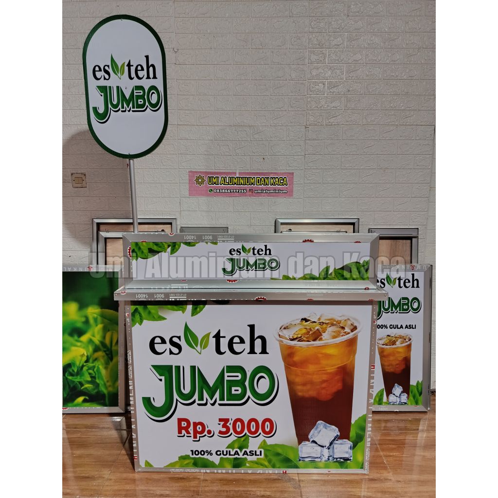 Booth portable aluminium Premium 100cm