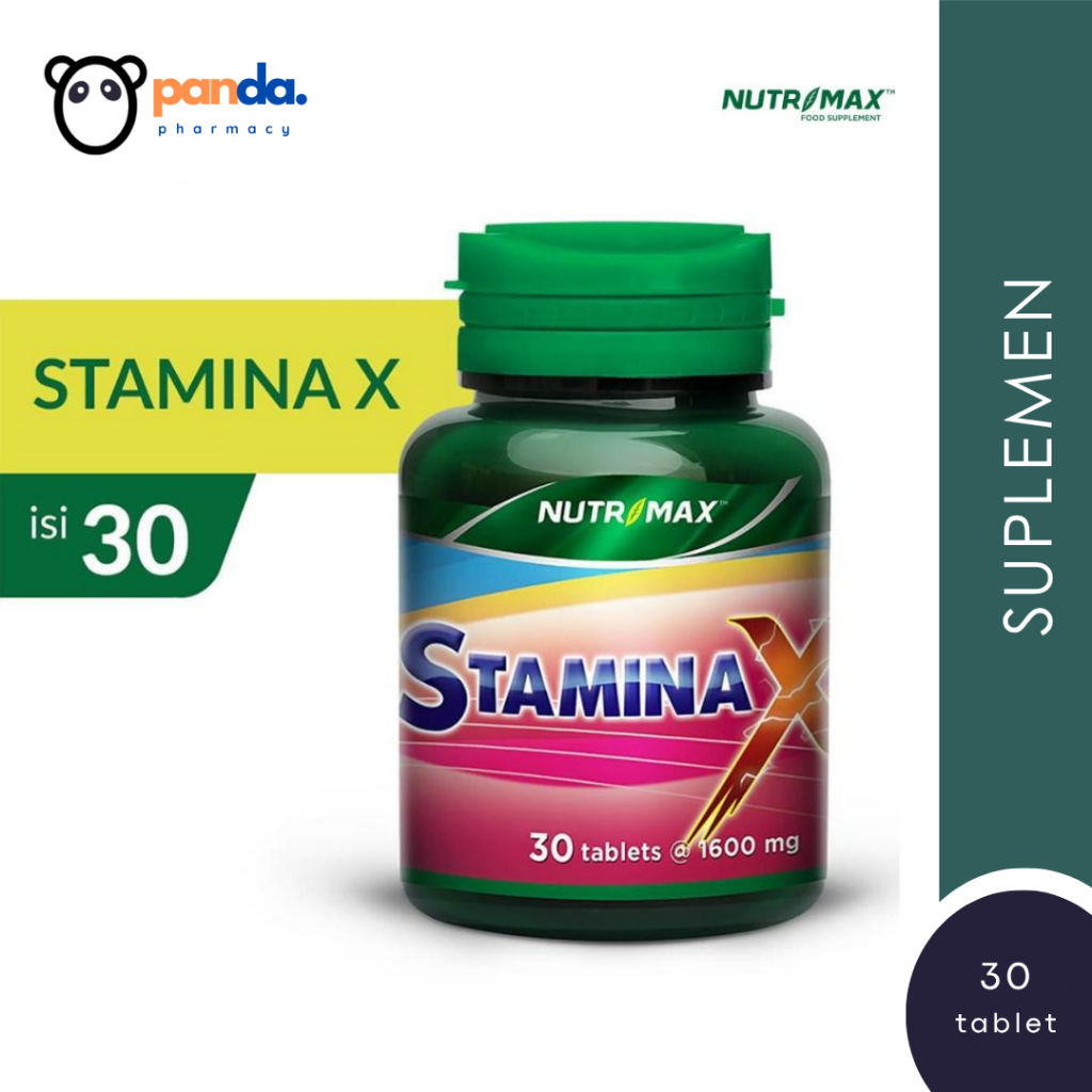 [Vitamin Pria] Nutrimax Stamina X Isi 30 Tablet | Suplemen Membantu Menjaga Kesehatan Pria dan Wanit